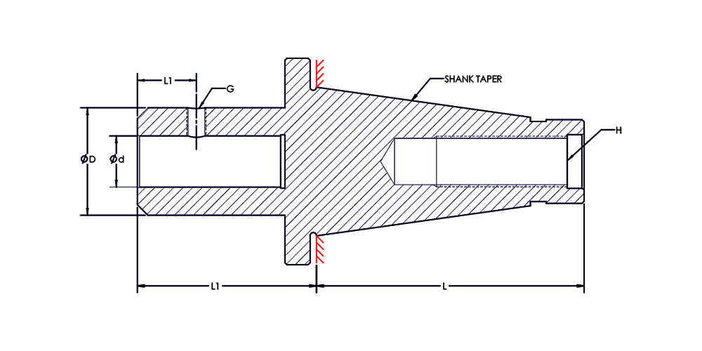 Side Lock Holder ISO Tapper - ToolTech